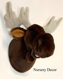 Moose Small Plush Wall Mount - 'Maynard'