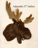 Moose Largest Plush Wall Mount - 'Weston'