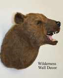 Bear Grizzly X-Large Plush Wall Mount - 'Lou'