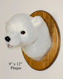 Bear Polar Small Plush Wall Mount - 'Perry'