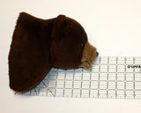 Bear Brown Small Plush Wall Mount - ' Rusty'