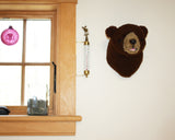Bear Brown Small Plush Wall Mount - ' Rusty'