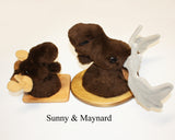 Moose Small Plush Wall Mount - 'Maynard'