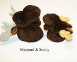 Moose Tiny Plush Wall Mount - 'Sunny'